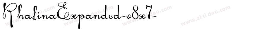 RhalinaExpanded-v8x7字体转换