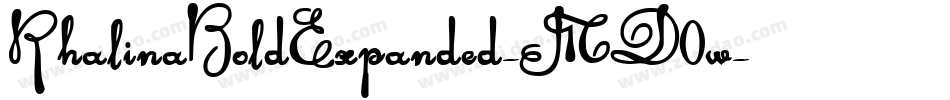 RhalinaBoldExpanded-MD0w字体转换 RhalinaBoldExpanded-MD0w字体转换