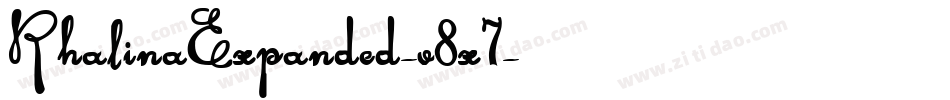 RhalinaExpanded-v8x7字体转换