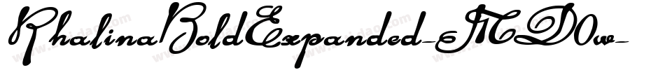 RhalinaBoldExpanded-MD0w字体转换 RhalinaBoldExpanded-MD0w字体转换