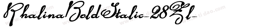 RhalinaBoldItalic-28Zl字体转换 RhalinaBoldItalic-28Zl字体转换