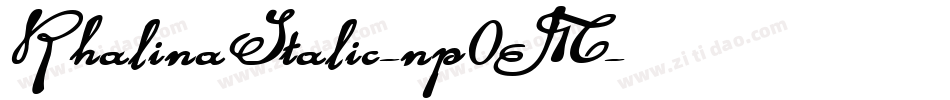RhalinaItalic-np0M字体转换 RhalinaItalic-np0M字体转换