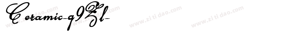 Ceramic-q9Zl字体转换