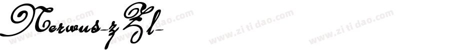 Nerwus-zZl字体转换