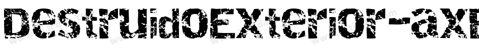 DestruidoExterior-axBmE字体转换