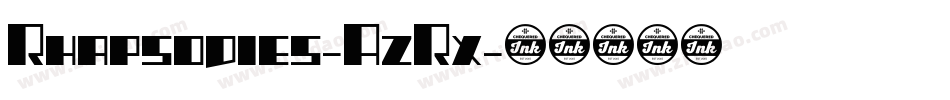 Rhapsodies-AzRx字体转换