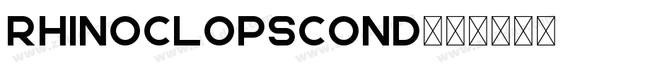 rhinoclopscond字体转换
