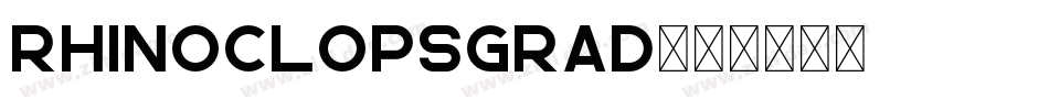 rhinoclopsgrad字体转换