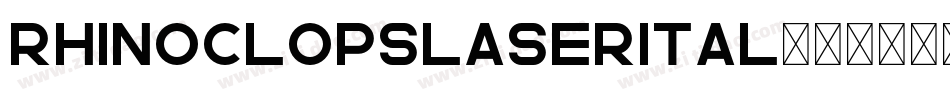 rhinoclopslaserital字体转换