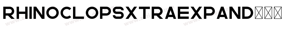 rhinoclopsxtraexpand字体转换