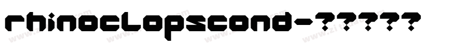 rhinoclopscond字体转换