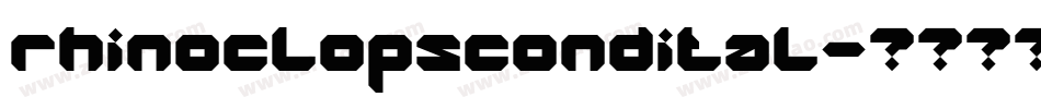 rhinoclopscondital字体转换