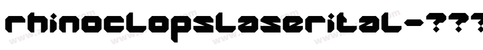 rhinoclopslaserital字体转换