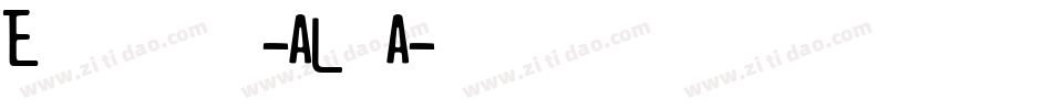 Ecriture-ALmgA字体转换