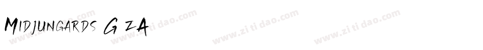 Midjungards-G3zA字体转换 Midjungards-G3zA字体转换