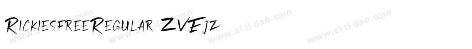 RickiesfreeRegular-ZVEjz字体转换