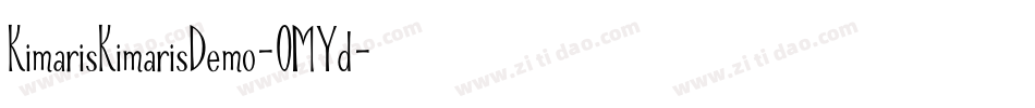 KimarisKimarisDemo-0MYd字体转换