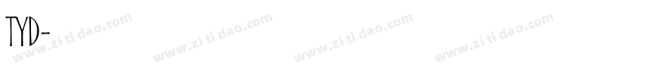 TYD字体转换