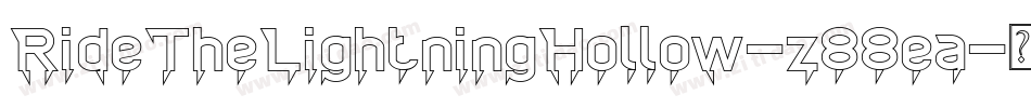 RideTheLightningHollow-z88ea字体转换
