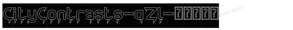 CityContrasts-qZl字体转换