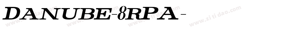 Danube-8rPA字体转换