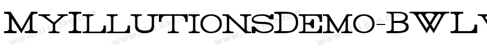 MyIllutionsDemo-BWLwV字体转换