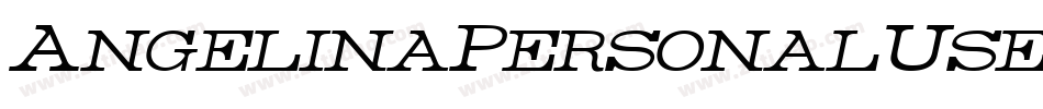 AngelinaPersonalUse-nRnEg字体转换