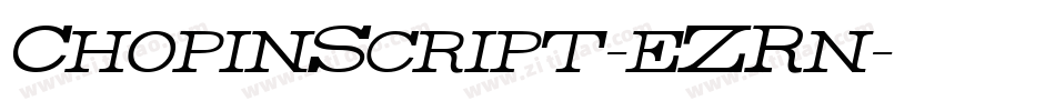 ChopinScript-eZRn字体转换