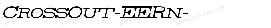 CrossOut-EERn字体转换