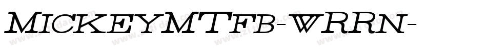 MickeyMTfb-wRRn字体转换