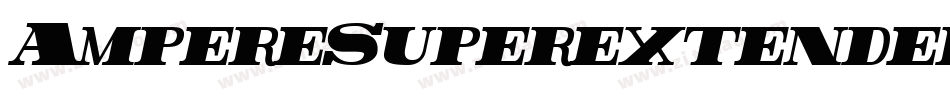 AmpereSuperextendedItalic-rKj8字体转换