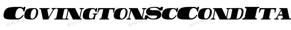 CovingtonScCondItalic-R3A字体转换