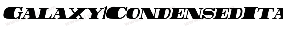 Galaxy1CondensedItalic-rZnx字体转换