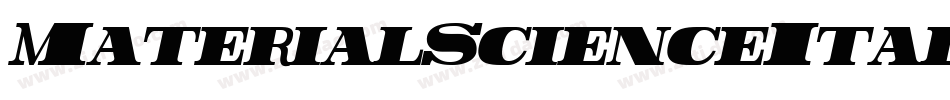 MaterialScienceItalic-r1LB字体转换 MaterialScienceItalic-r1LB字体转换