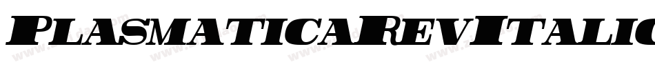 PlasmaticaRevItalic-RLl字体转换