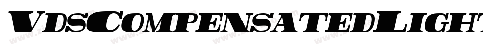 VdsCompensatedLightItalic-rJeA字体转换