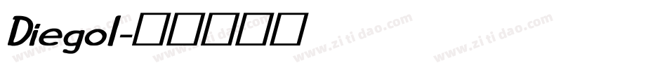 Diego1字体转换