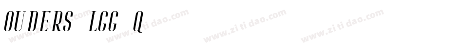 Ouders-lgg0q字体转换 Ouders-lgg0q字体转换