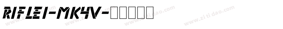 Rifle1-mK4V字体转换 Rifle1-mK4V字体转换