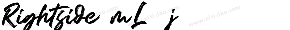 Rightside-mL14j字体转换
