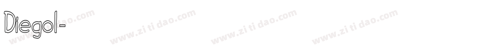 Diego1字体转换