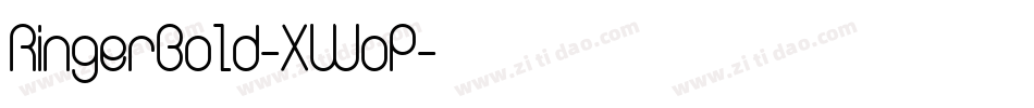 RingerBold-XWoP字体转换
