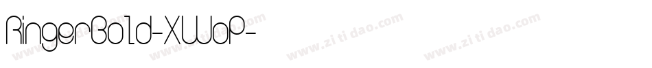 RingerBold-XWoP字体转换