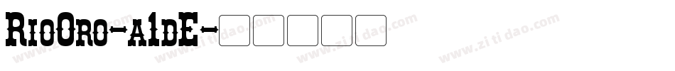 RioOro-a1dE字体转换