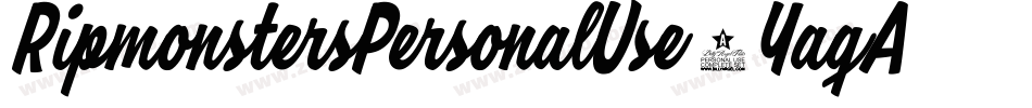 RipmonstersPersonalUse-6YaqA字体转换