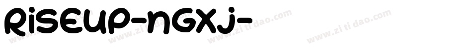 RiseUp-ngxJ字体转换