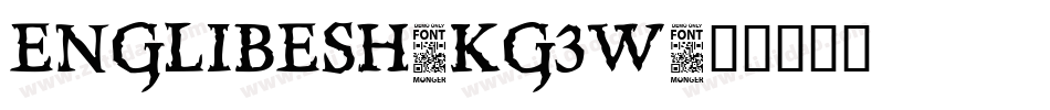 EngliBesh-KG3W字体转换