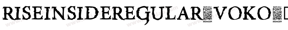 RiseinsideRegular-vOKO字体转换