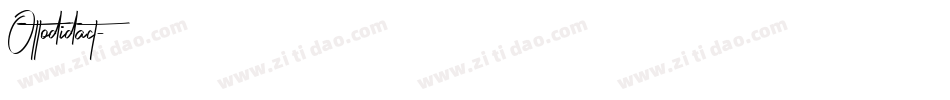 Ottodidact字体转换