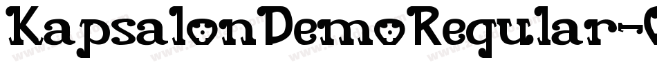 KapsalonDemoRegular-0Rrd字体转换